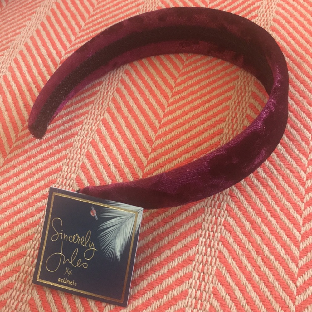 Sincerely Jules Scünci Crushed Velvet headband